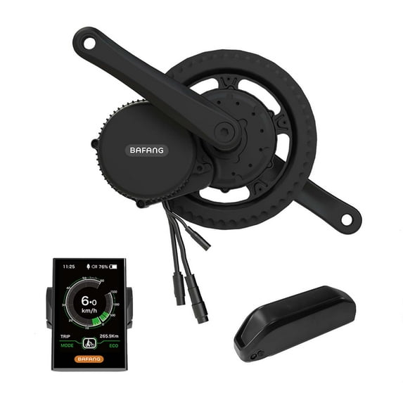 Bafang BBS02B Mid Drive Motor Kit 750W Electric Bicycle Conversion Kits with C18 for Mountain Bike with 48V17AH Battery