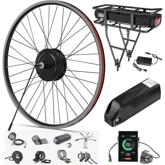Bafang Ebike Conversion Kit 48V500W20" Rear Wheel Cassette Hub Motor Electric Bike Accessories (Display Optional)