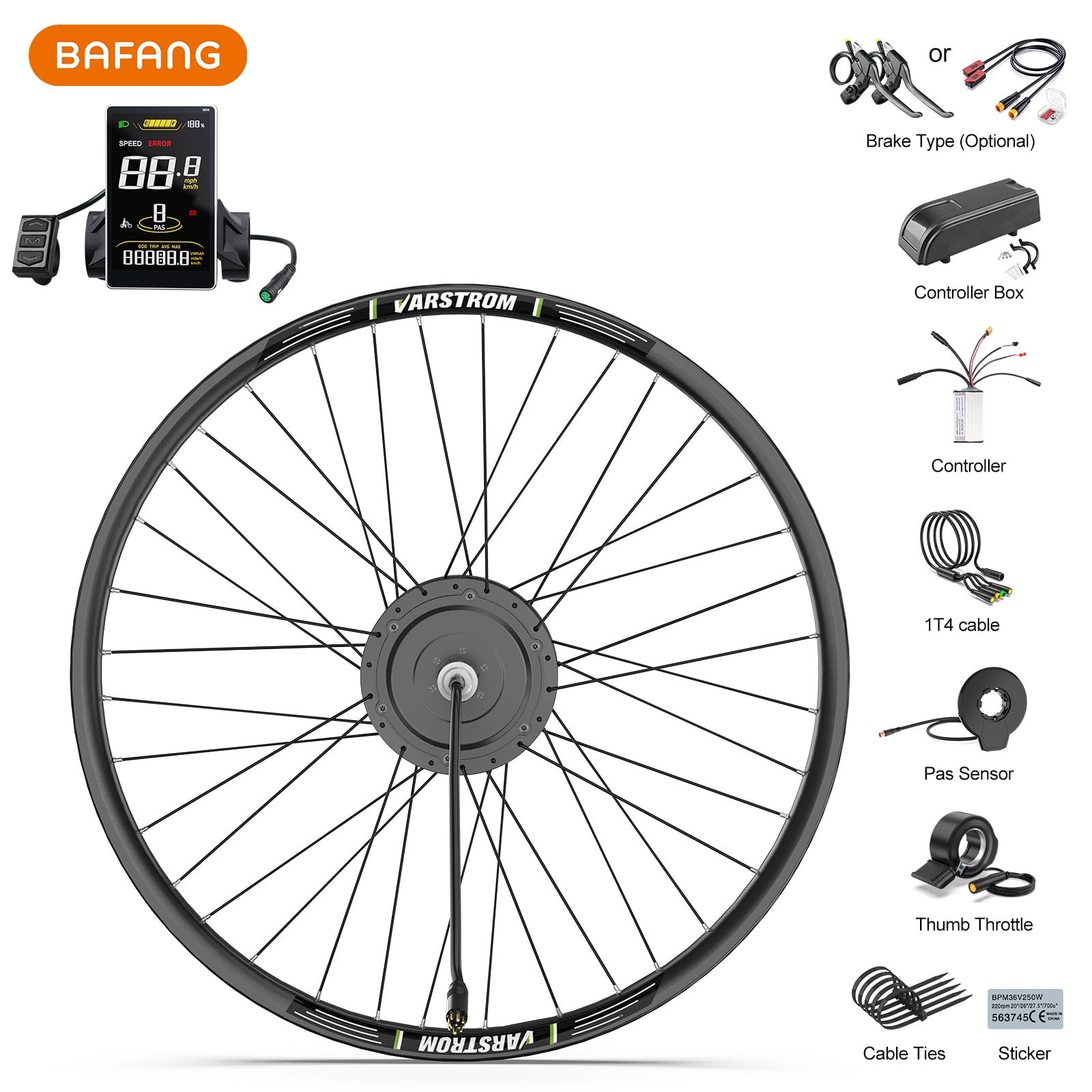bafang electric bicycle kit Mid Drive - BBS02B BBS-HD 500W 750W 1000W Programmable Ebike Kit Waterproof Grade BAFANG [EU DIRECT] BAFANG BBSHD