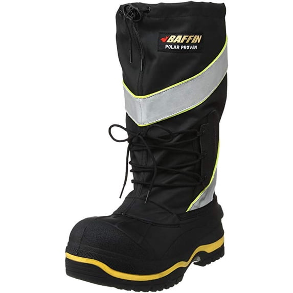 Baffin Men's Derrick Work Boot,Black/Hi/Viz,12 M US