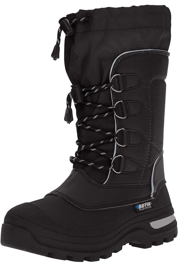 Unisex-Child PINETREE Snow Boot Big Kid (8-12 Years) 8 Big Kid Black