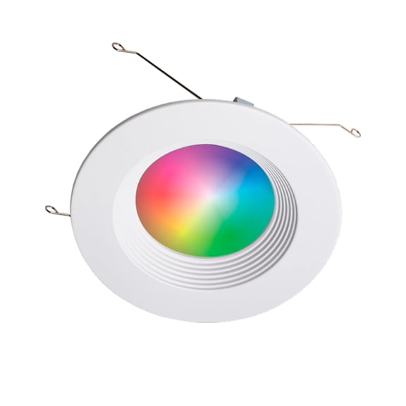 Baffled LED Smart Downlight Retrofit Kit RGBW - 6 inch