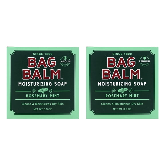 Bag Balm Mega Moisturizing Soap, 1 Count, 2 Pack