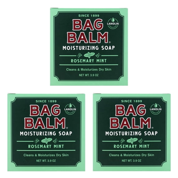 Bag Balm Mega Moisturizing Soap, 1 Count, 3 Pack