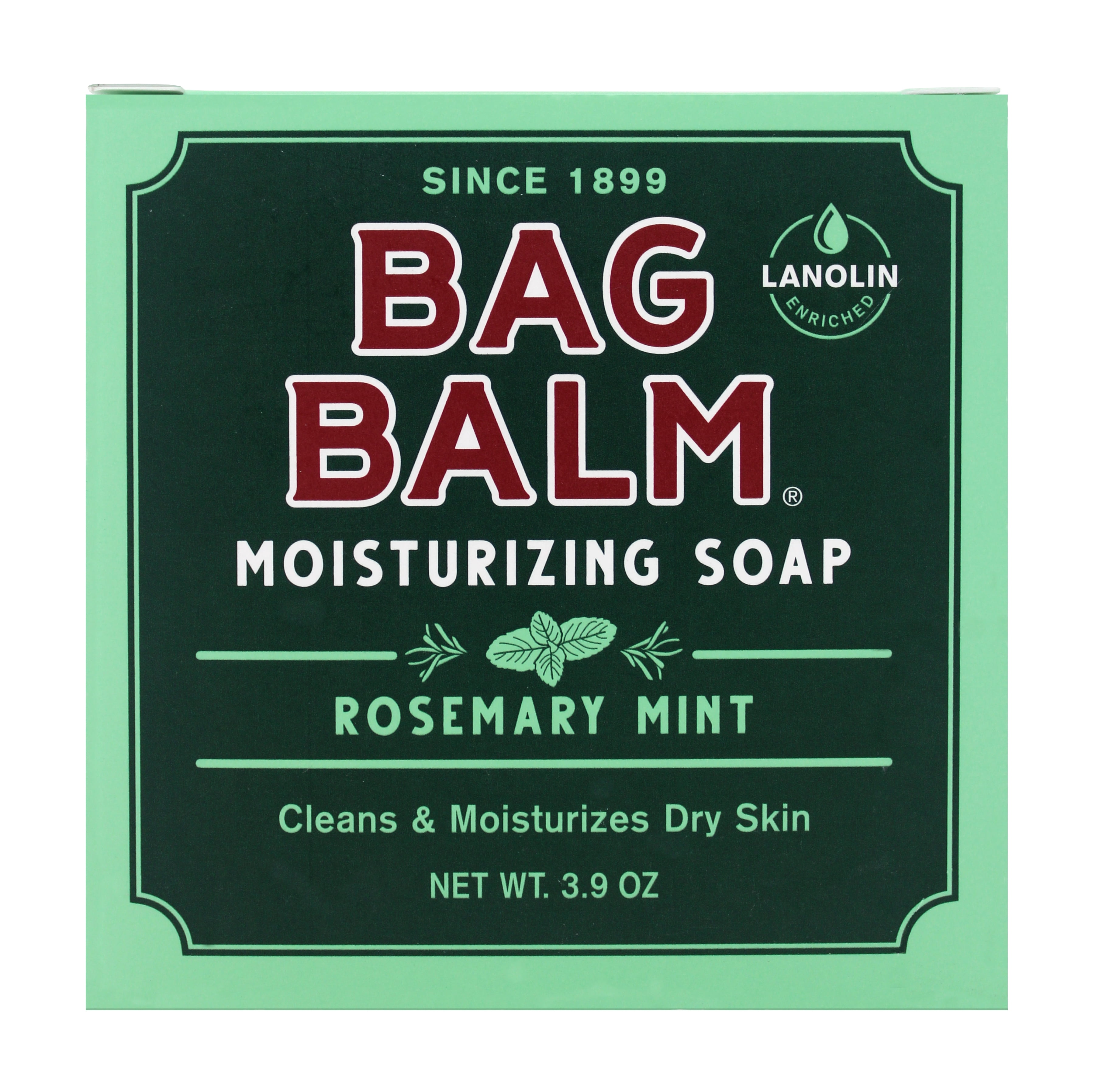 Bag Balm Mega Moisturizing Soap Rosemary Mint 3.90oz Each