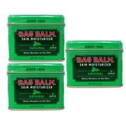 Bag Balm Skin Moisturizer Vermonts Original with Lanolin for dry Skin 8 oz - 3 Pack
