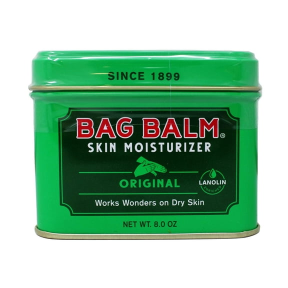 Bag Balm Skin Moisturizer Vermont's Original with Lanolin for dry Skin 8 oz