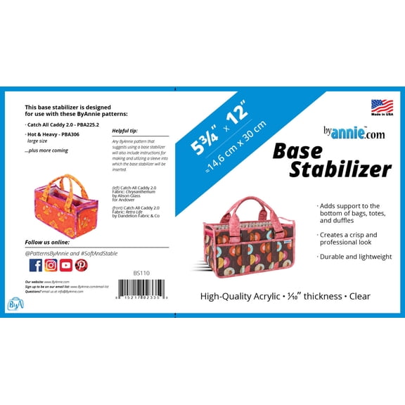 Base Stabilizer 5-3/4in x 12in