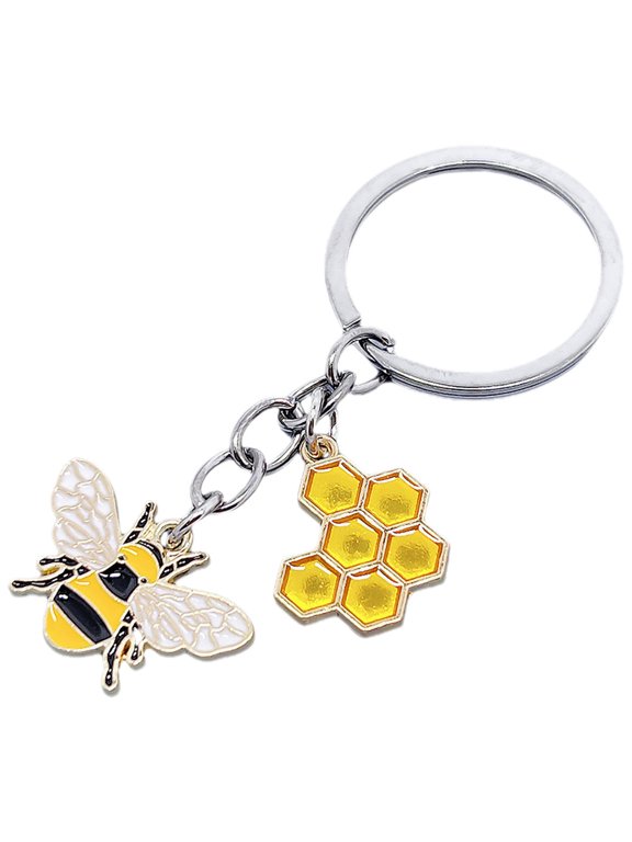 Bag Bee Keychain Nice Decoration for Keys and Bags