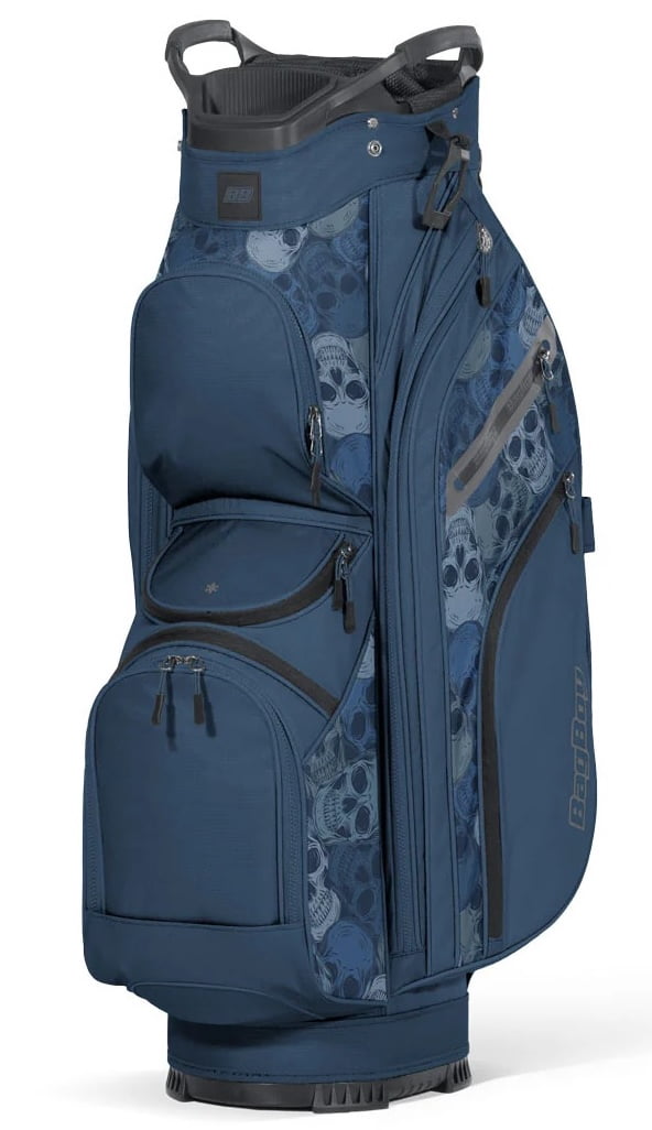 Bag Boy Golf CB-100 Cart Bag Navy Skulls