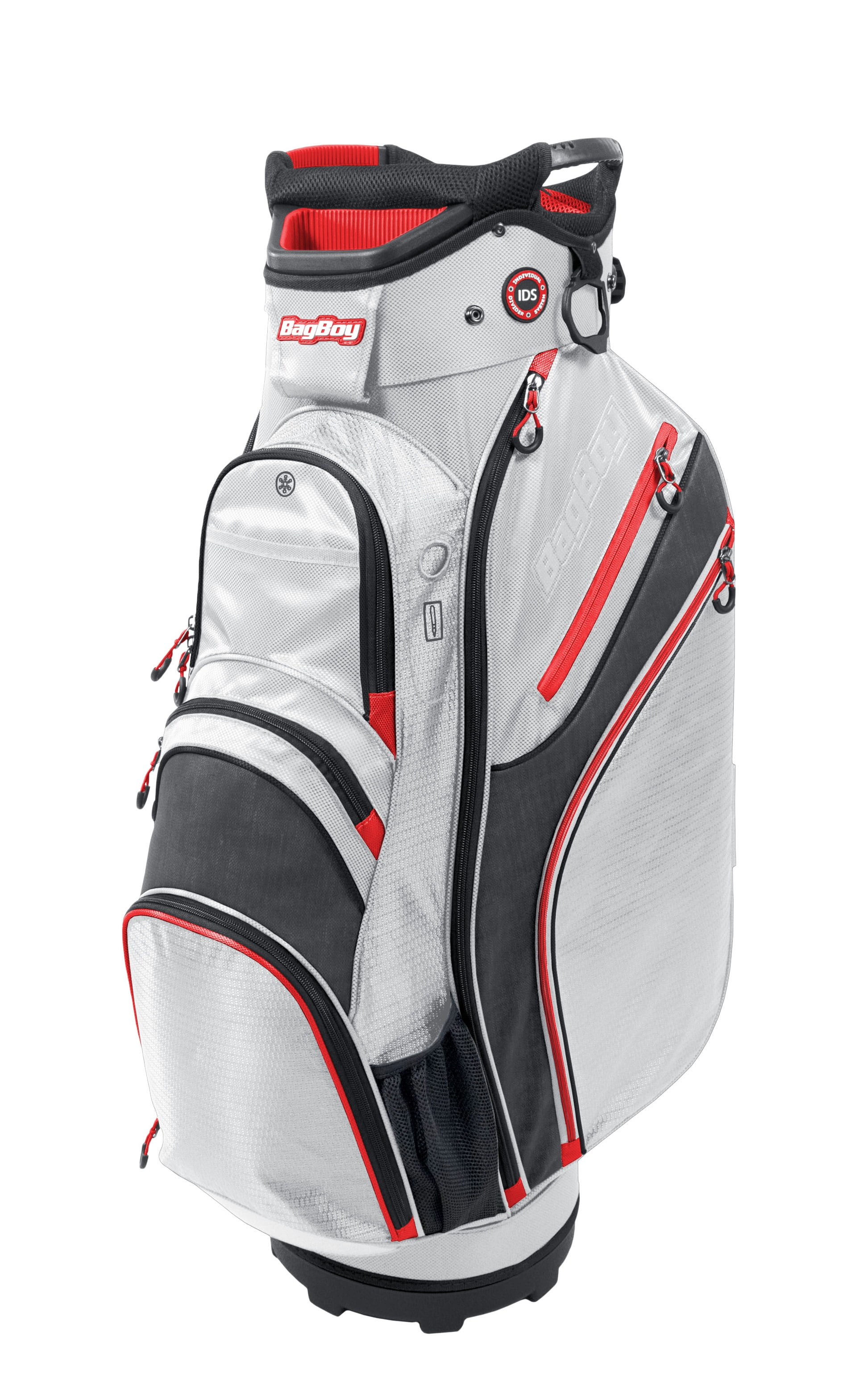 Bag Boy Golf Chiller Cart Bag White/Charcoal/Red