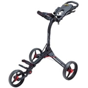 Bag Boy Golf Compact Push 3 Cart Matte Black/Red