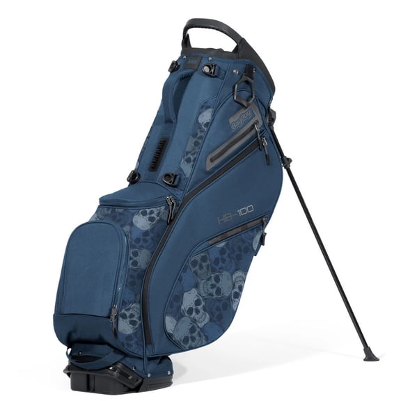 Bag Boy Golf HB-100 Stand Bag Navy Skulls