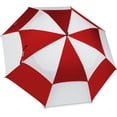 thumbnail image 1 of Bag Boy Golf Manual Wind Vent Red/White Umbrella, 1 of 2