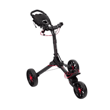 Bag Boy Golf Nitron Auto-Open Push Cart Black/Red