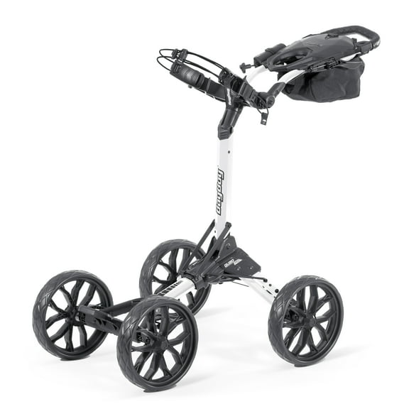 Bag Boy Golf Quad Pro 4-Wheel Push Cart White/Black