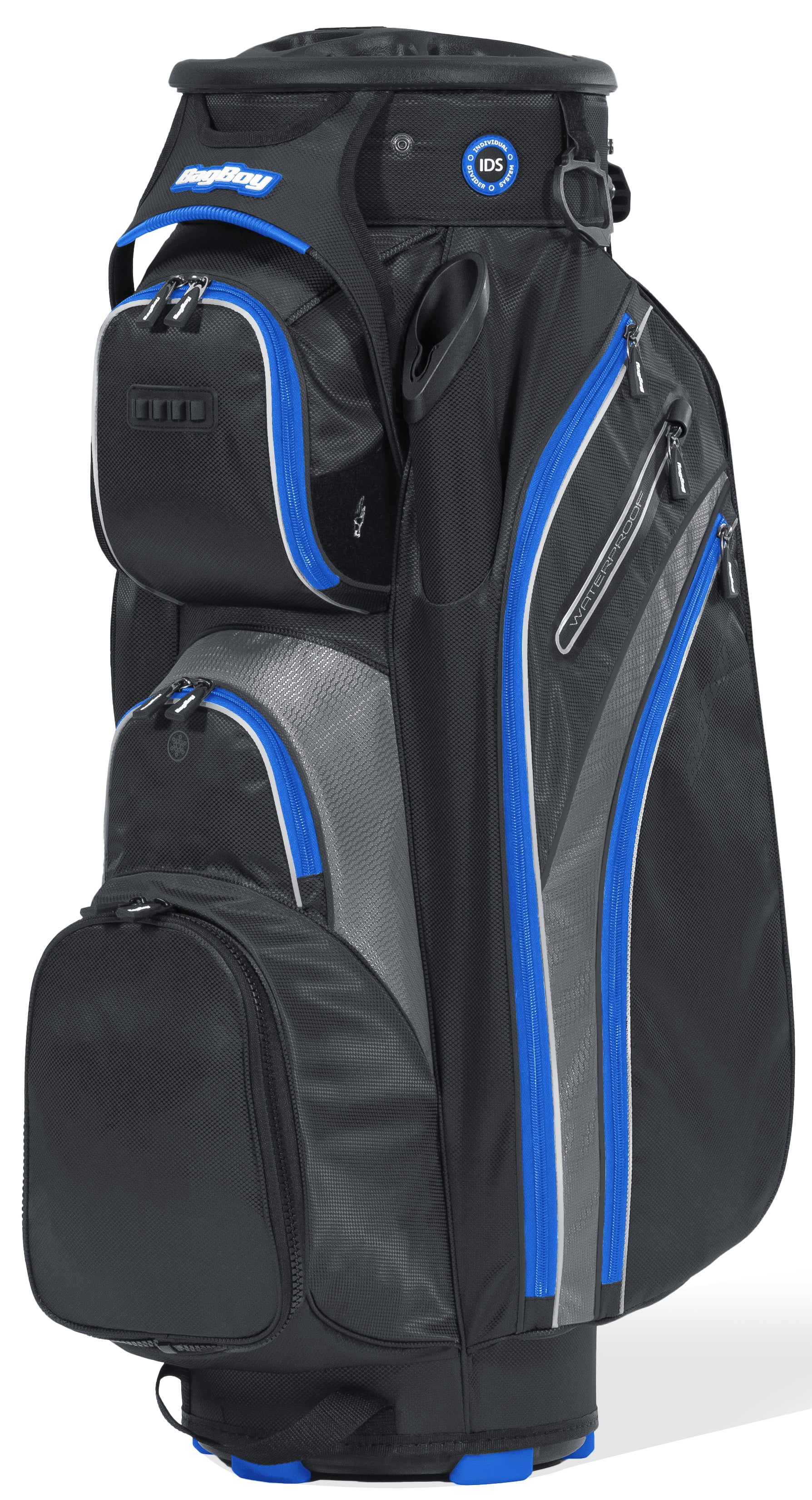 Bag Boy Golf Revolver XP Cart Bag Black/Charcoal/Royal