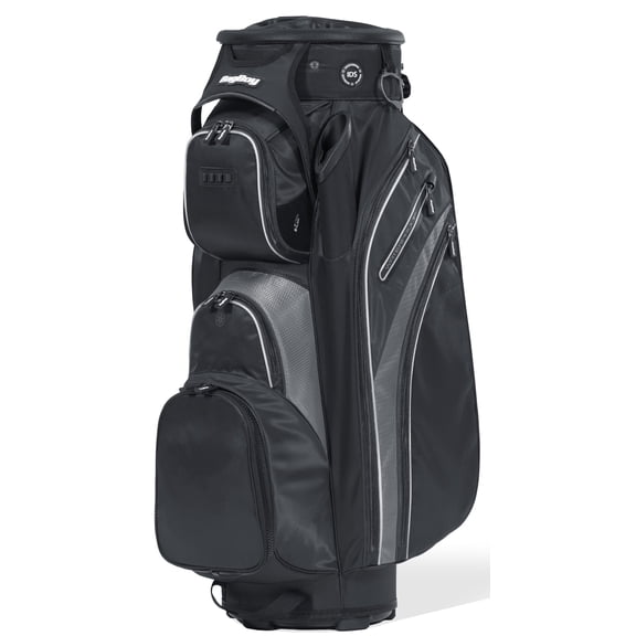 Bag Boy Revolver XP Black Charcoal Silver Cart Golf Bag