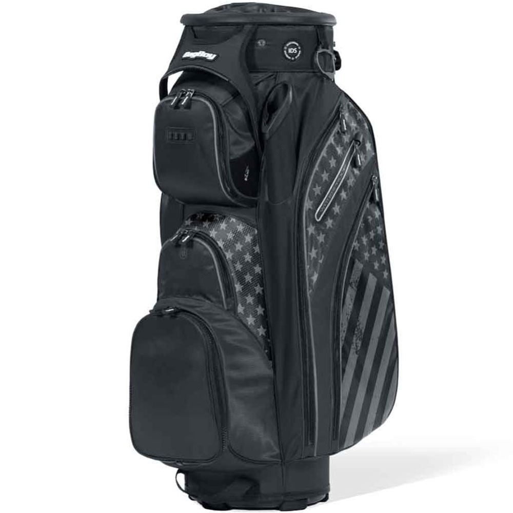 Bag Boy Revolver XP Black Stars and Stripes Cart Golf Bag