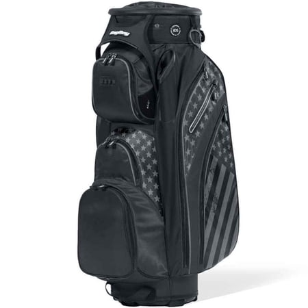 Bag Boy Revolver XP Black Stars and Stripes Cart Golf Bag