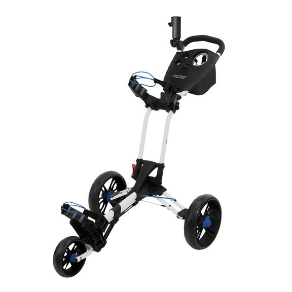Bag Boy Golf Spartan XL Push Cart White/Cobalt White/Cobalt