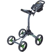 Bag Boy Golf Quad XL Push Cart Battleship Gray/Lime