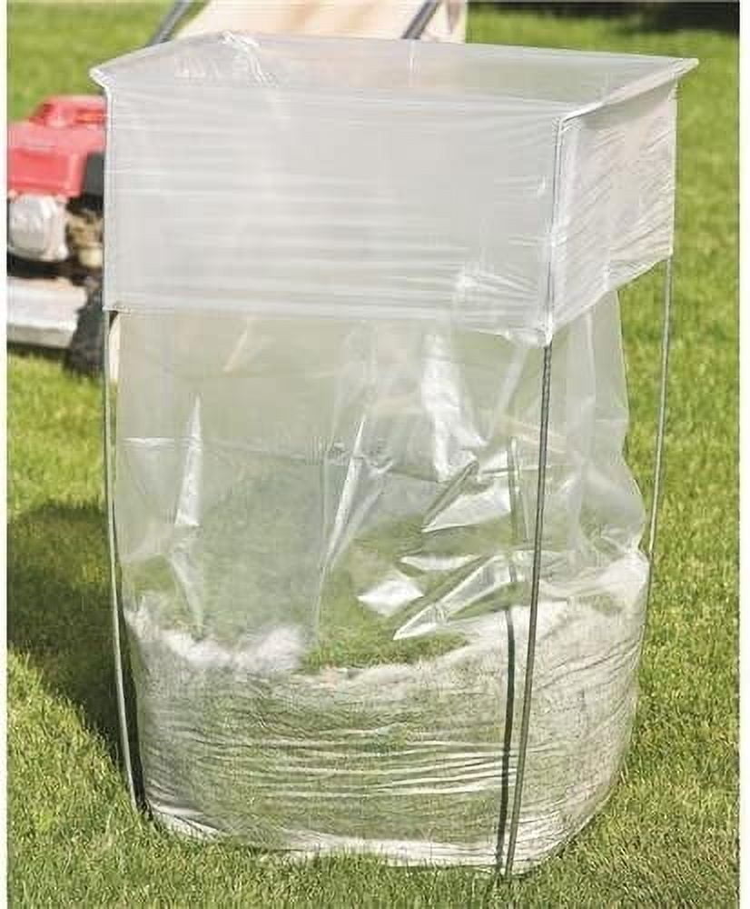 Bag Holder Stand for 39-45 Gallon Plastic & Paper Bags, 30" - For Garbage, Trash, Leaves, Lawn Yard Work, Laundry, Parties - Heavy Duty Indoor Outdoor Portable Metal Rack Dismantles for Easy Storage