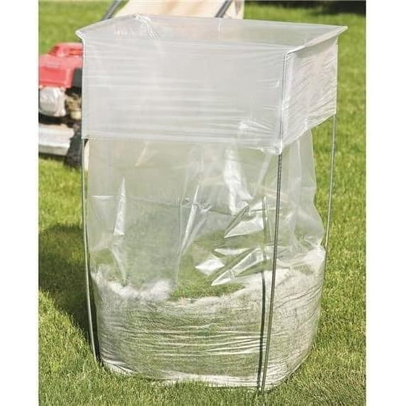 Bag Holder Stand for 39-45 Gallon Plastic & Paper Bags, 30" - For Garbage, Trash, Leaves, Lawn Yard Work, Laundry, Parties - Heavy Duty Indoor Outdoor Portable Metal Rack Dismantles for Easy Storage