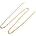thumbnail image 1 of RUNROTOO Bag Strap Replacement Chain Lovers Handbag Purse Strap Golden Alloy 1Pack 120X0.7X0.4Cm, 1 of 6