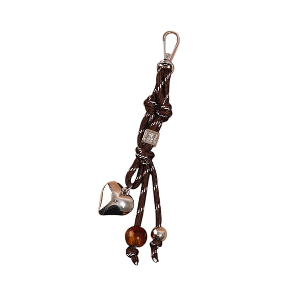 Bag Charm Pendant Keyring Braided Rope Keychain Charm Backpack Accessories