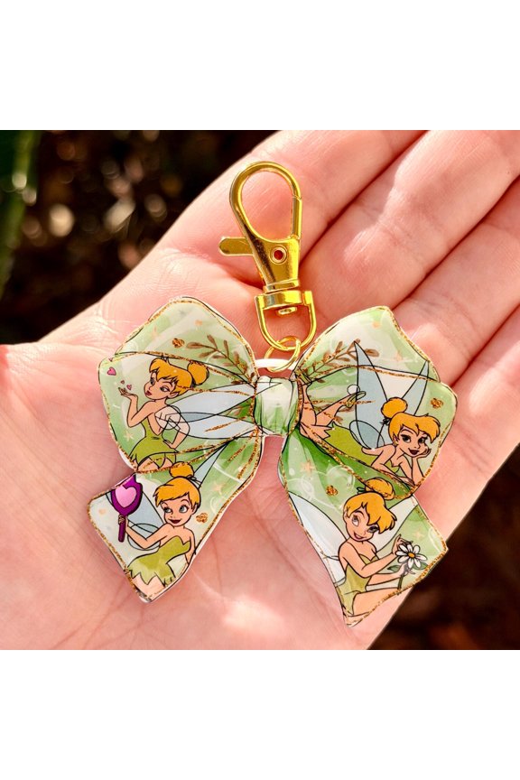 Bag Charm Pixie Dust Fairy: Fairytale Castle, Fairytale Inspired Accessories, Pixie Fairy, Handmade (1 keychain)