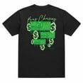 thumbnail image 1 of Bag Chasing Graphic T-Shirt, Unisex Classic Fit Money Print Tee, 1 of 9