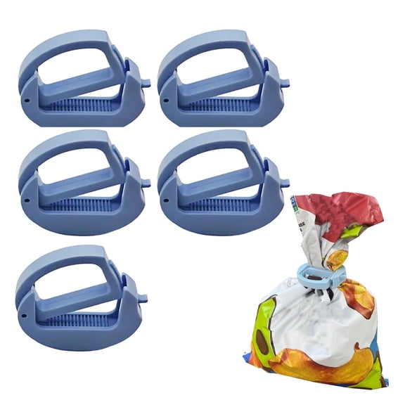 Bag Clips, 5-Pack, Locking Food Sealing Clips, Food Storage Clips for Chips, Snacks and Storage