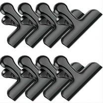 Bag Clips, Heavy Duty Stainless Steel Chip Clips, 8 Pack Food Bags Clamp Great for Kitchen Office to Seal Coffee Bags, Paper Sheets - Pack of 8…