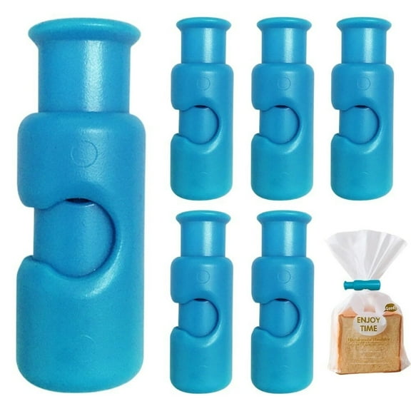 Bag Clips for Food, Squeeze & Lock Reusable Clips for Snacks, Bread & Food Storage