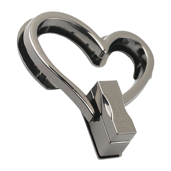 Bag Closure Purse Lock Clasps Heart Shape Bag Lock Clasp Metal Turn Lock Buckles Hardware Bag Accessories