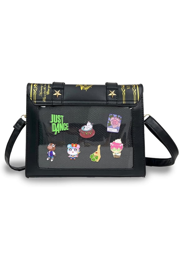 Bag Crossbody Cute Small Pin Purse Kawaii Anime Messenger Bag for Women