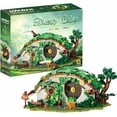 thumbnail image 1 of Bag End Dwarf Hole Building Blocks Set (1088 PCS) - 35x27x15cm Model with Interior LED Light, Working Doors - Collectible Display Cabin blokcs, 1 of 8