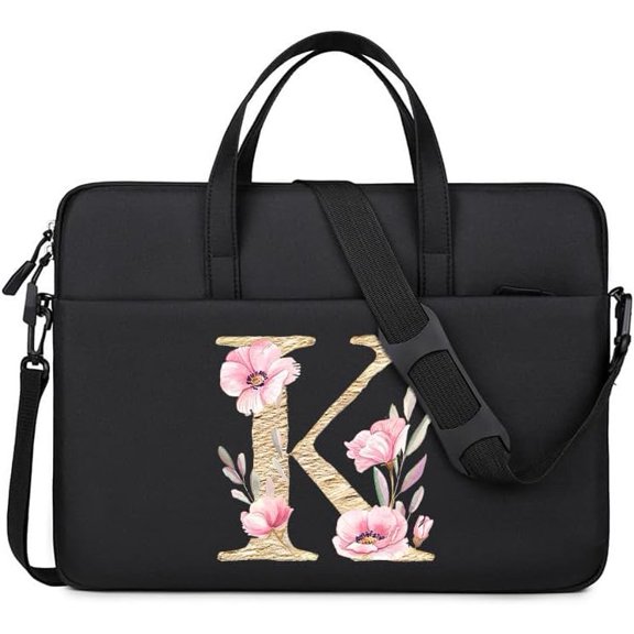 Bag For Men & Women, With Initial Laptop Bag,14/15inches Messenger bag For Office?Business?Travel?School