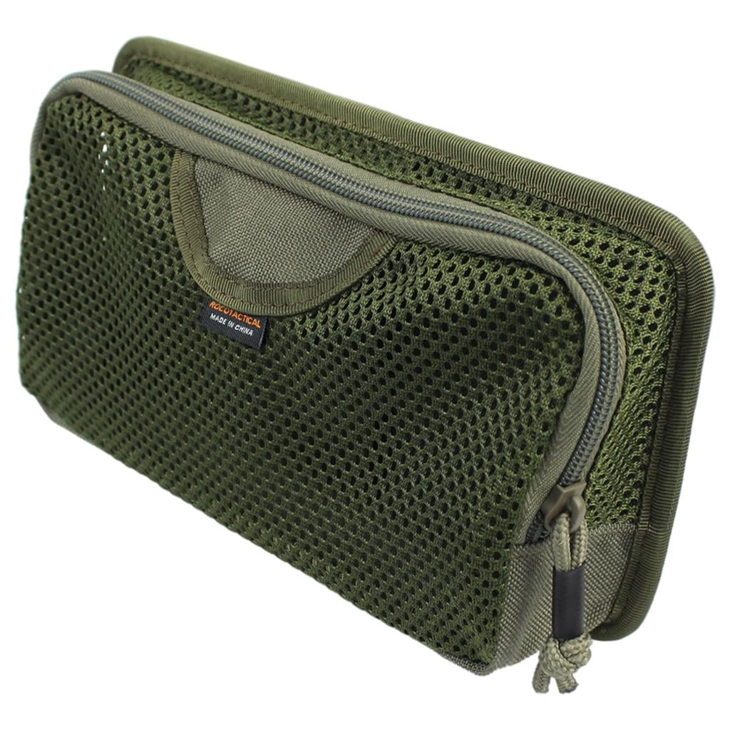 Bag Insert Modular Organizer Admin Pouch Small Tools Bag for Outdoor Activities - Green