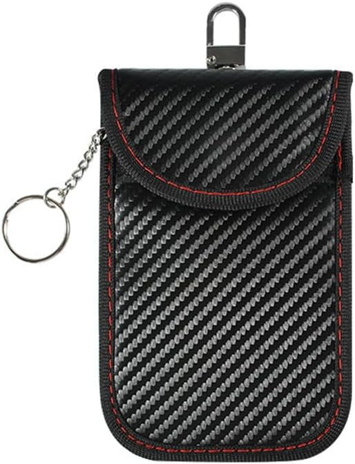 Bag for Key Fob(1 Pack), Cage Protector, Car RFID Signal Blocking Key