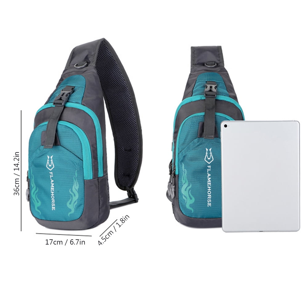 Homtoozhii Men's Sling Backpack - Lightweight Crossbody Chest Bag For Travel, Sports & Gym - View #10