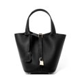 Bag New Bucket Bag Food Basket Women‘s Bag Genuine Leather Handbag