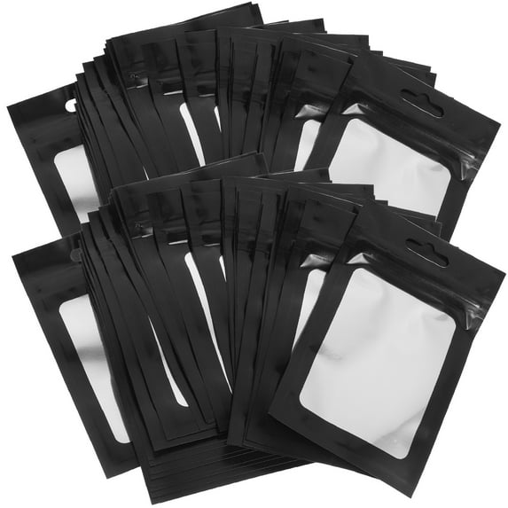 Bag Portable Jewelry Bags Small Packaging 100 Pcs Storage Pocket Composite Material Jewlery Clothes for