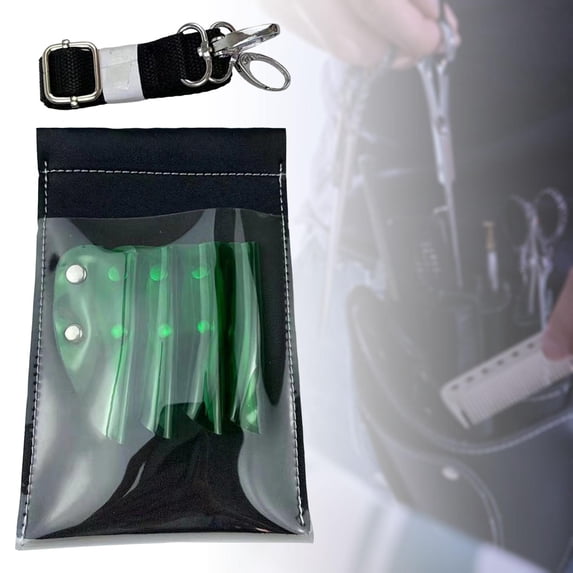 Bag, Pouch, Hair Stylist Tool with Belt, PU Leather, Stylist ,Comb Clip Shear