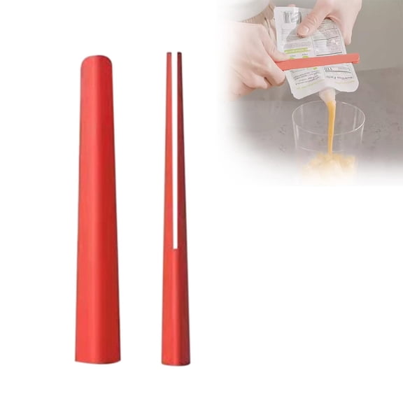 Bag Squeezer Portable Kitchen Tool for Sauce Packets, Condiment Dispenser Helper for Outdoor Travel Picnic and Home Cooking