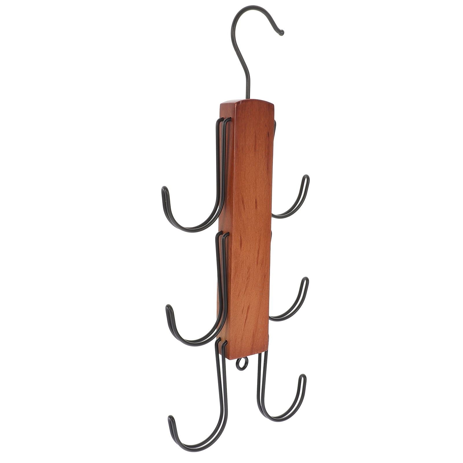 Bag Storage Hanger Hanging Holder for Purse Closet Wood Hook Clothes