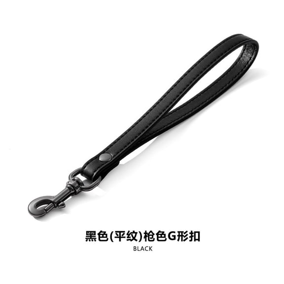 Bag Straps Genuine Leather Replacement For Handle Bag Short Black 20cm