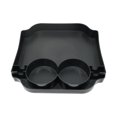 thumbnail image 1 of Bag Top Tray Organizer For Most Hole Totes, Divided Insert With Cup Holders & Phone Slot, Storage Rack For Pool, Travel & Beach Accessories, Black, 1 of 6