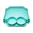 thumbnail image 1 of Bag Top Tray Organizer For Most Hole Totes, Divided Insert With Cup Holders & Phone Slot, Storage Rack For Pool, Travel & Beach Accessories, Cyan, 1 of 6